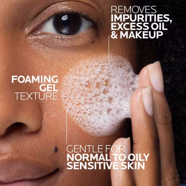 La Roche-Posay – Toleriane Foaming Cleanser for Oily Skin, 13.5 oz - Image 2
