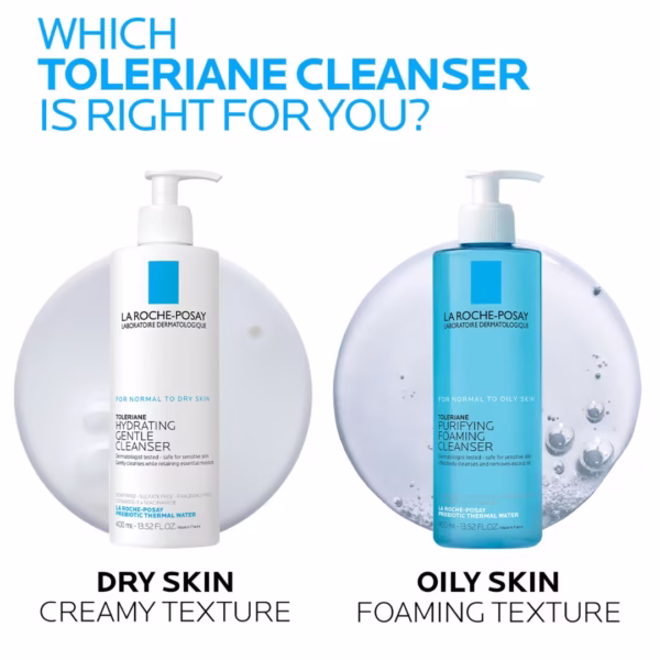 La Roche-Posay – Toleriane Foaming Cleanser for Oily Skin, 13.5 oz - Image 4